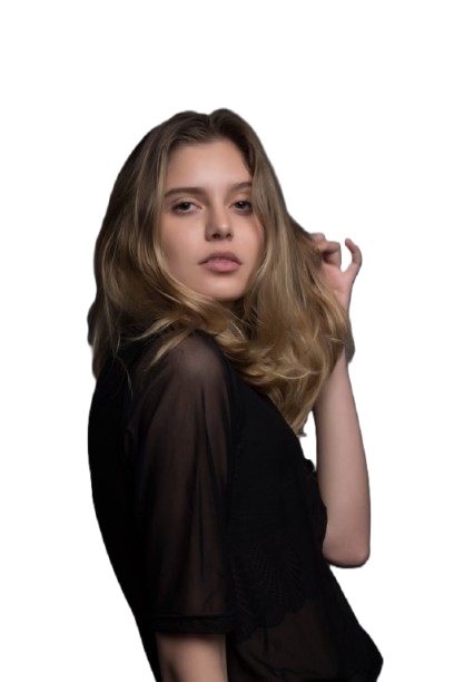Footer fashion portrait